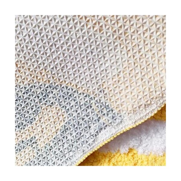 Ukeler Alfombra de baño suave de limón amarillo para_6