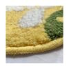 Ukeler Alfombra de baño suave de limón amarillo para_5