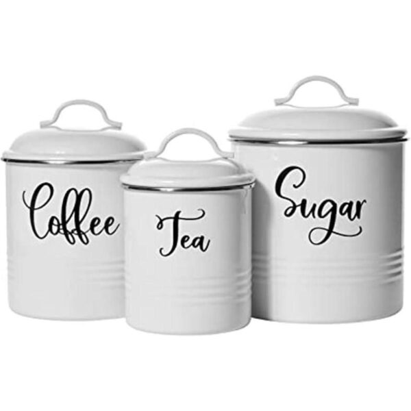 Home Acre Designs Juego de 3 botes herméticos para té_1