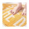 Ukeler Alfombra de baño suave de limón amarillo para_3