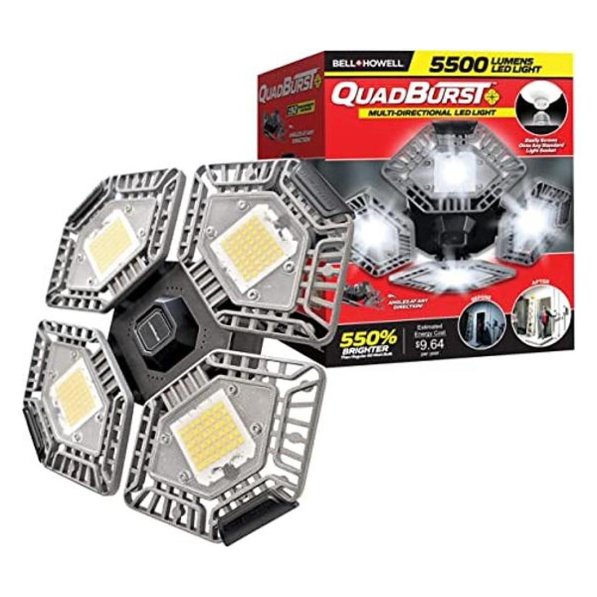 Quadburst by BellHowell Iluminación LED con 5500