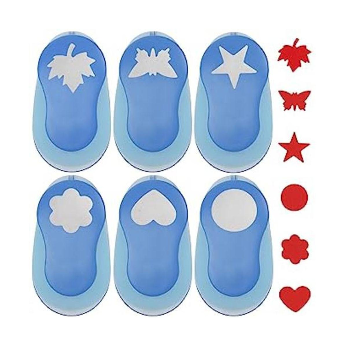 ECOHU Juego de 6 perforadores para manualidades de 1