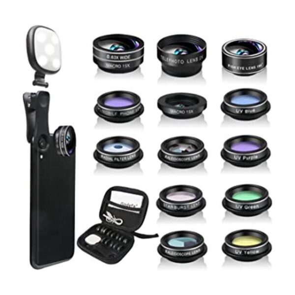 Godefa Kit de lente de cámara de teléfono lentes 14 en 1_1