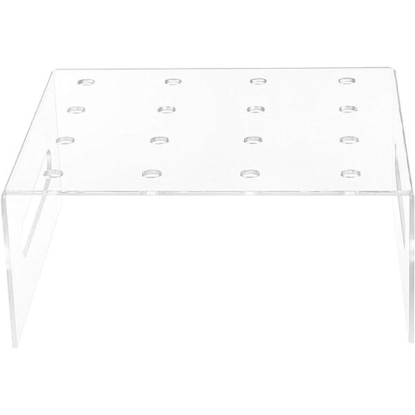 HEMOTON Soporte para tartas acrílico 16 orificios