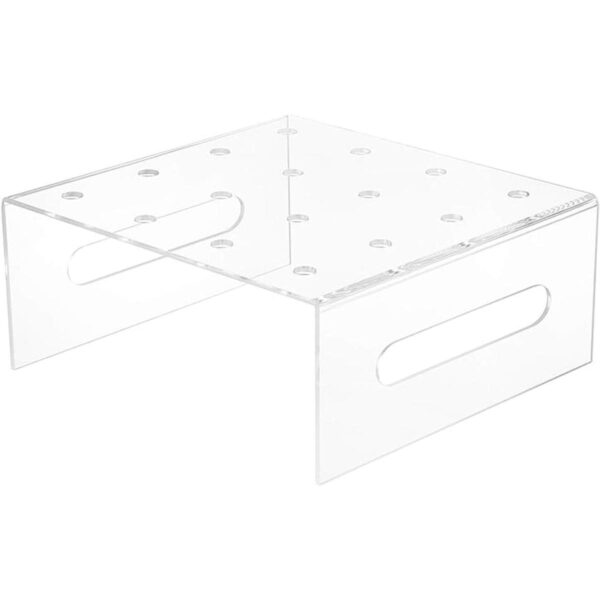 HEMOTON Soporte para tartas acrílico 16 orificios