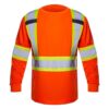 FONIRRA Camiseta de seguridad de manga larga reflectante