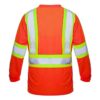 FONIRRA Camiseta de seguridad de manga larga reflectante