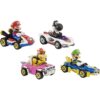 Hot Wheels Mario Kart Paquete de 4 personajes y karts en_3