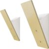 Percha de pared dorada para sombrero gancho de latón para_1