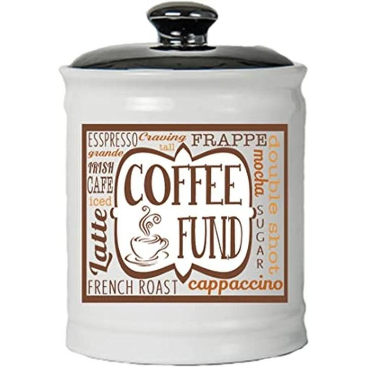 Cottage Creek Coffee Fund Alcancía tarro de caramelo