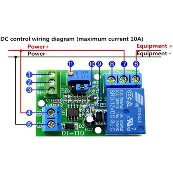 Taidacent LM393 Módulo de relé de comparación 1 canal 5_4