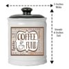 Cottage Creek Coffee Fund Alcancía tarro de caramelo