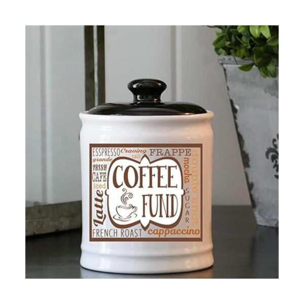 Cottage Creek Coffee Fund Alcancía tarro de caramelo