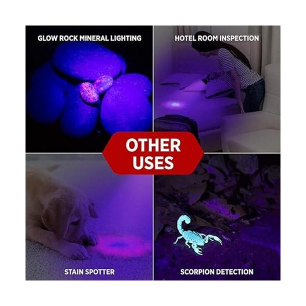 Linterna GearLight XR68 de luz negra ultravioleta_6