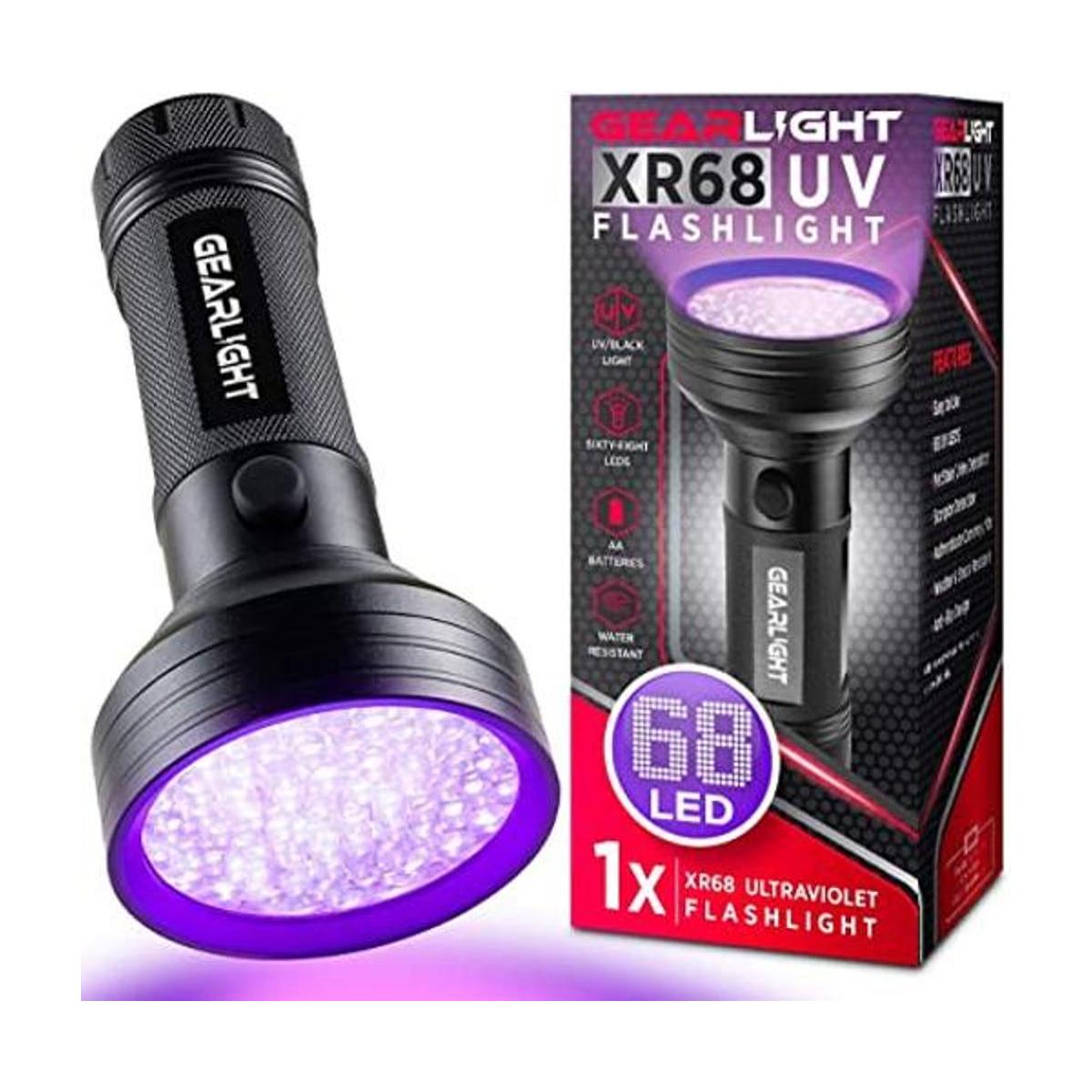Linterna GearLight XR68 de luz negra ultravioleta