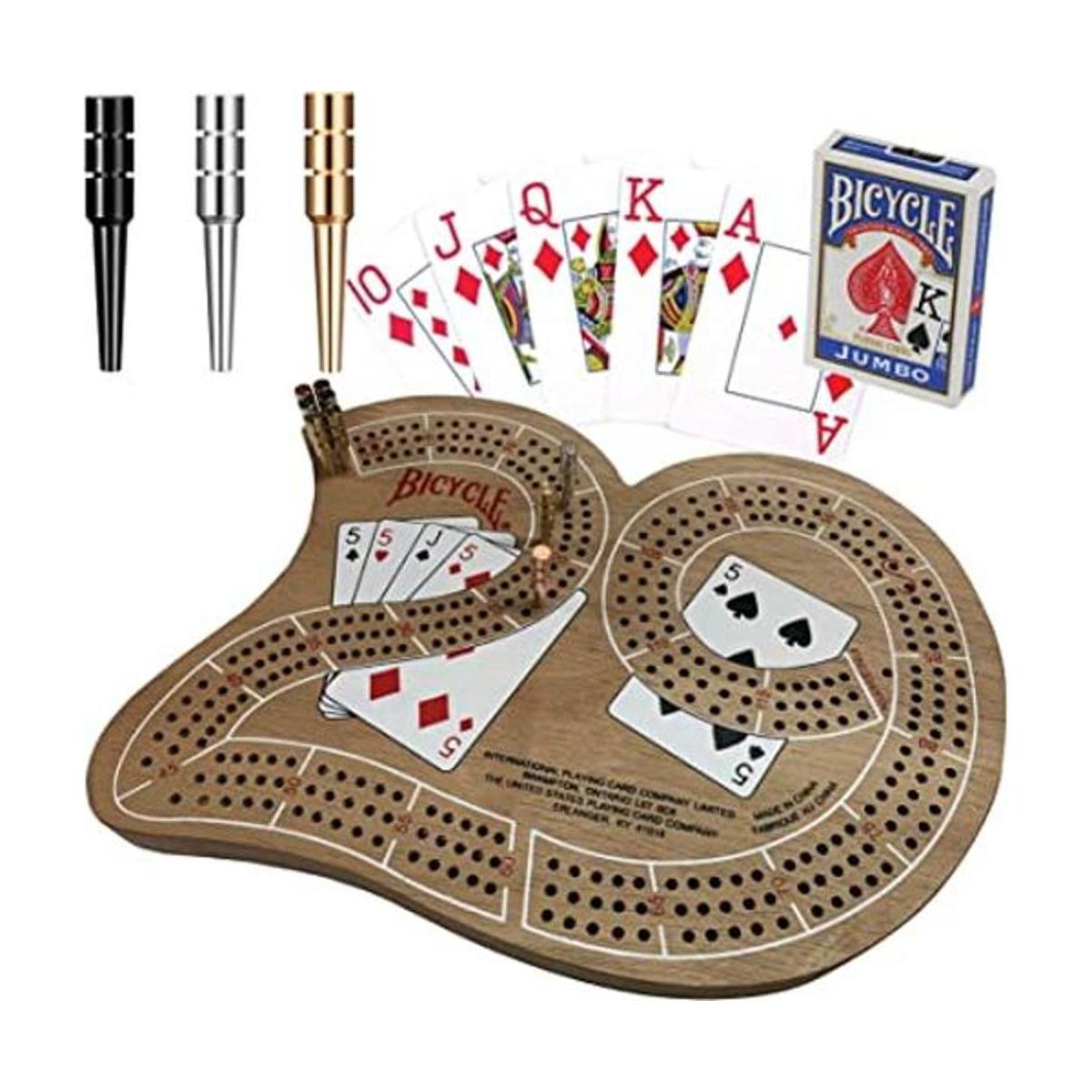 Juego de mesa oficial de bicicleta Cribbage Set 29 con