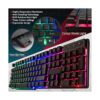 Teclado para juegos RGB USB con cable arcoíris diseñado_3