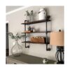 Home TZH Tubo de hierro pintado negro de 12 x 12