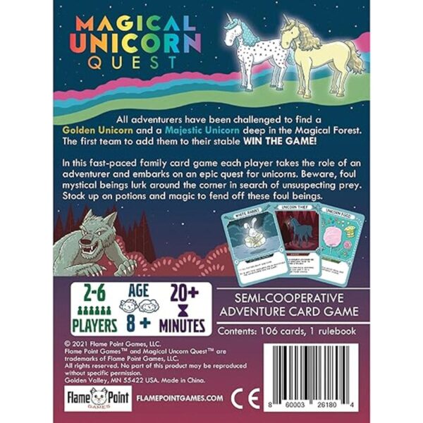 Juego de cartas mágico Unicorn Quest Un juego de cartas_2