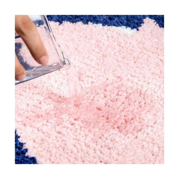 IcosaMro Alfombra de baño gris ballena alfombra de baño_5