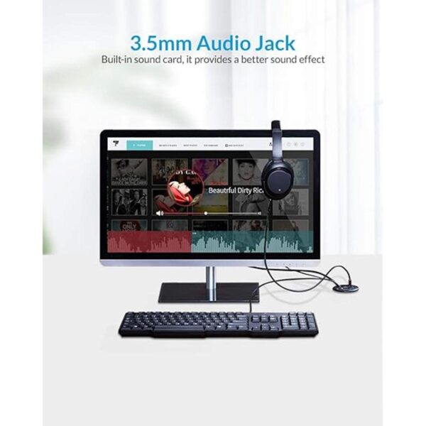 Orico Ojal de escritorio USB 3.0 Hub con 2 puertos tipo A_4