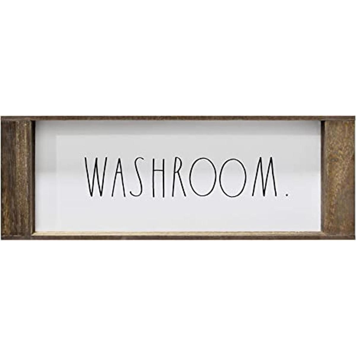 Rae Dunn Bandeja decorativa para depósito de baño de