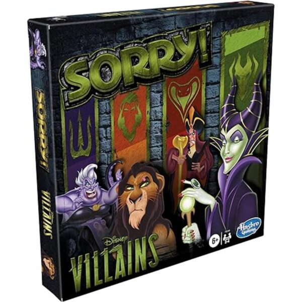 Hasbro Gaming Lo sentimos Juego de mesa Disney Villains_5
