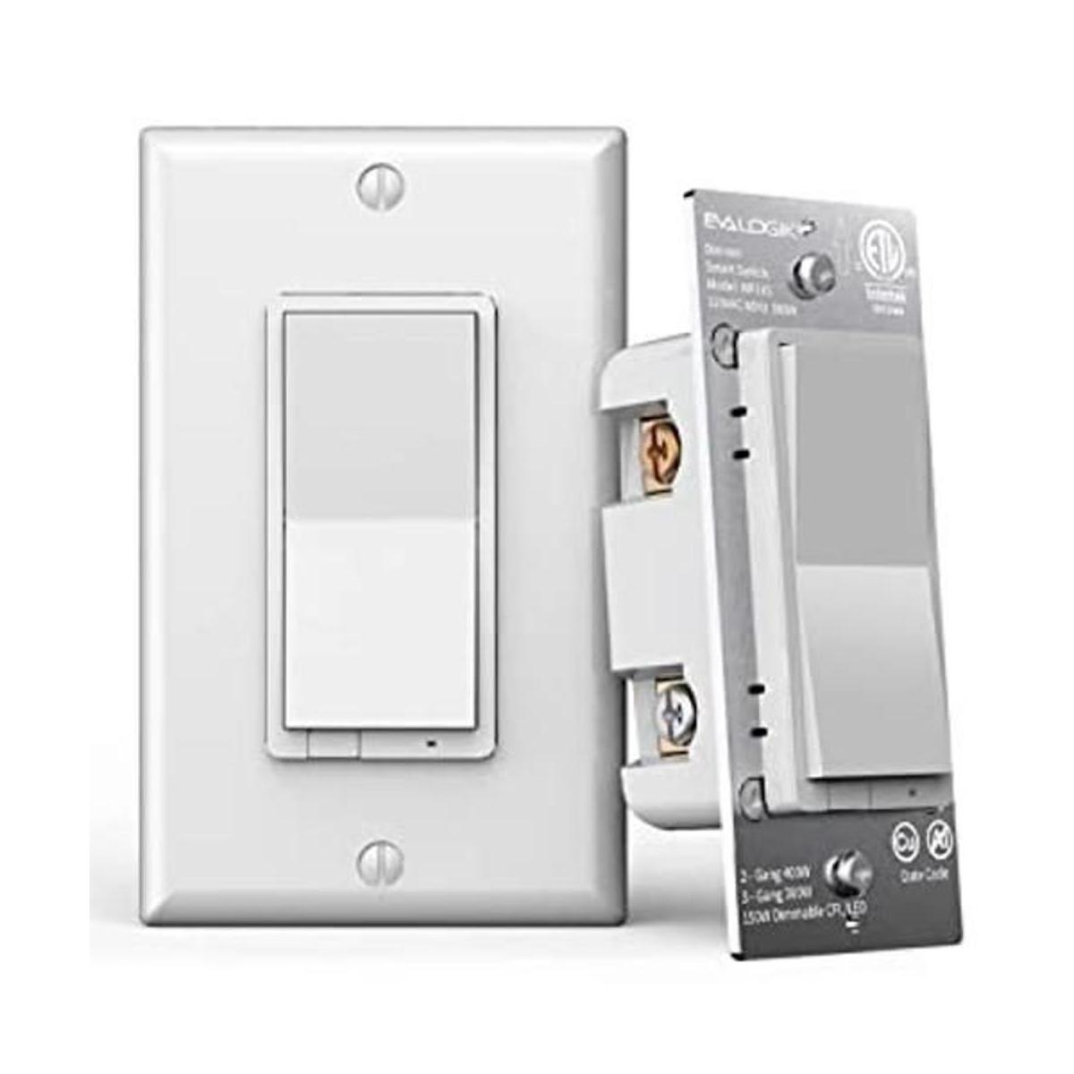 Interruptor de luz inteligente de 3 vías en la pared no
