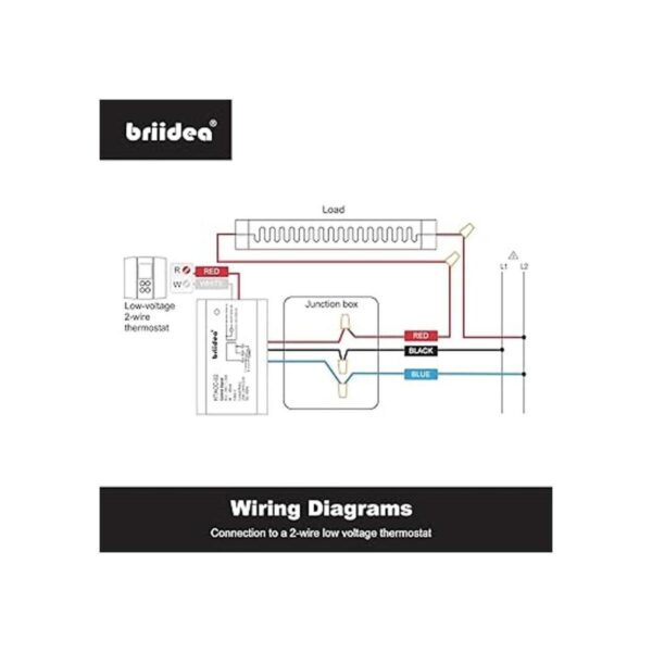 Relé de 220 V 240 V Briidea Interruptor de