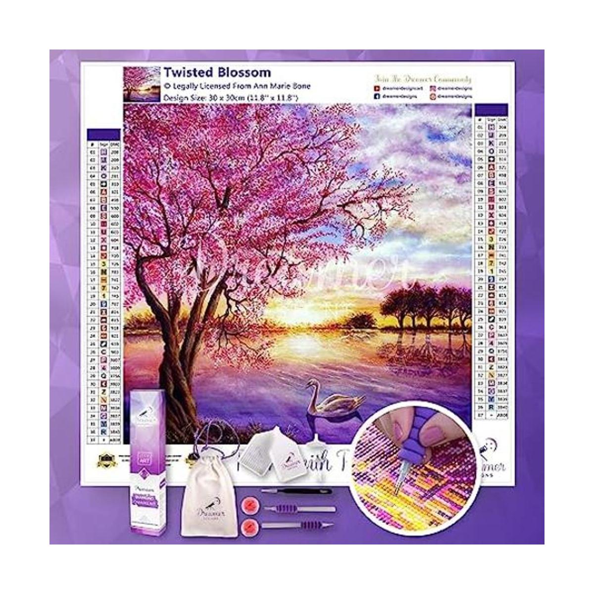 Dreamer Designs Kit de pintura de diamante 5D 11.8 x