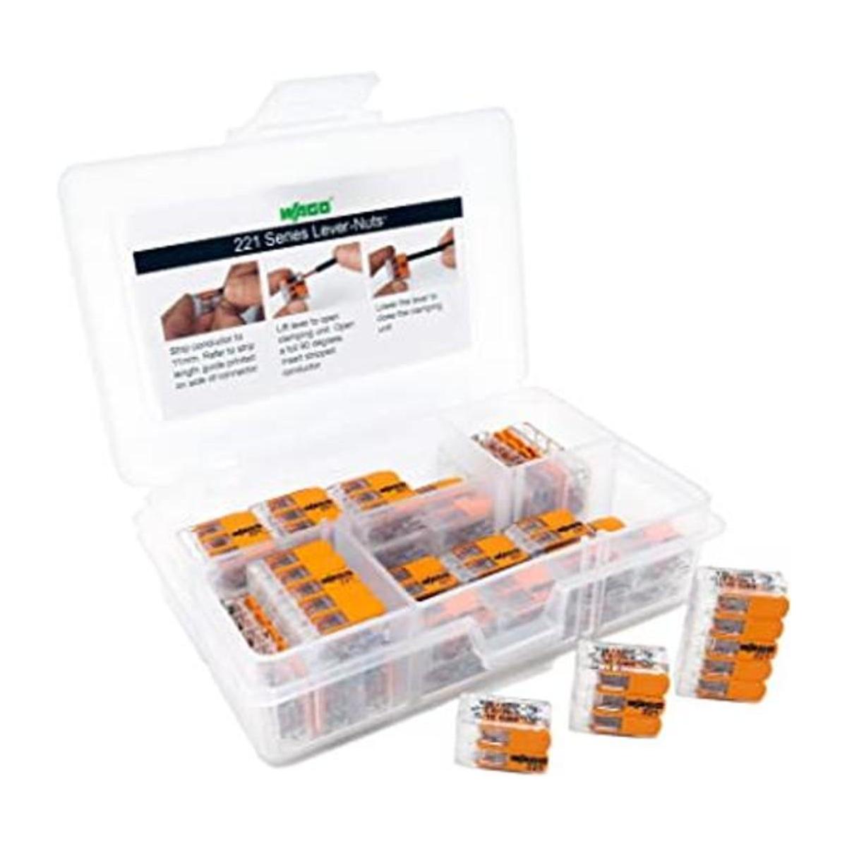 WAGO 221 LEVERNUTS 36 piezas surtido de conectores de