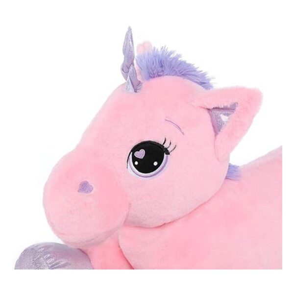 Lanmore Juguetes de peluche de unicornio grande almohada