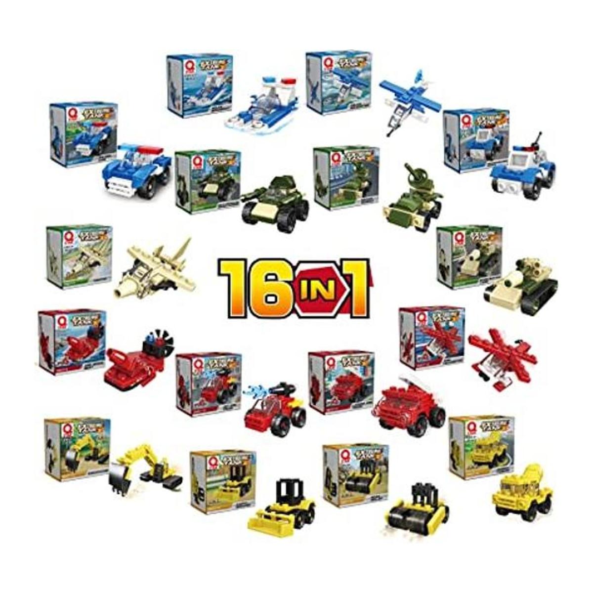 QStar Mini bloques de construcción de 16 automóviles