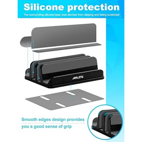JARLINK Soporte vertical ajustable para laptop soporte de_5