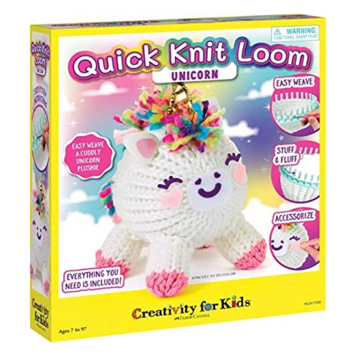 Creativity for Kids Kit de tejido Quick Knit Loom Unicorn