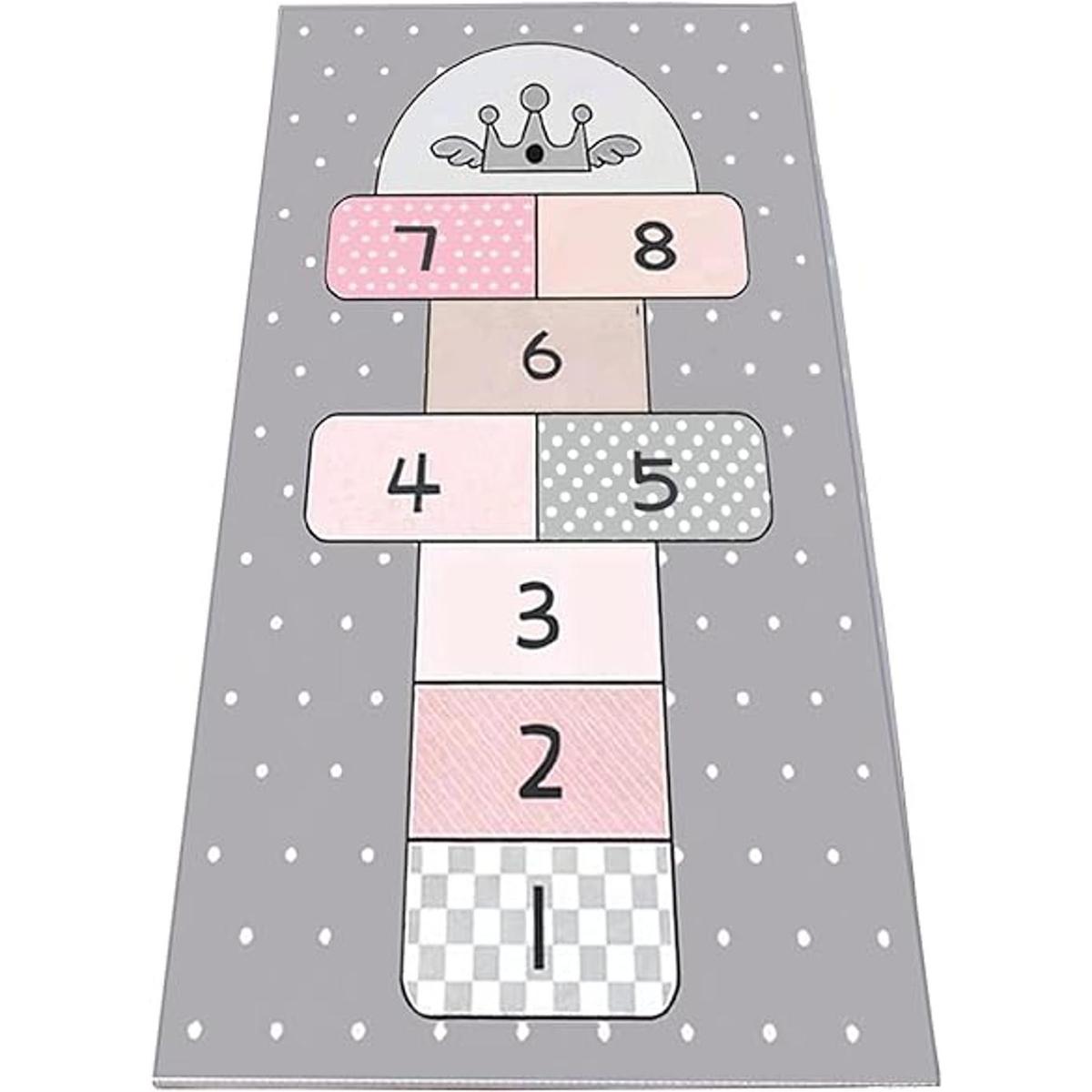 Hopscotch Mat 31 x 63 pulgadas alfombra de juego con
