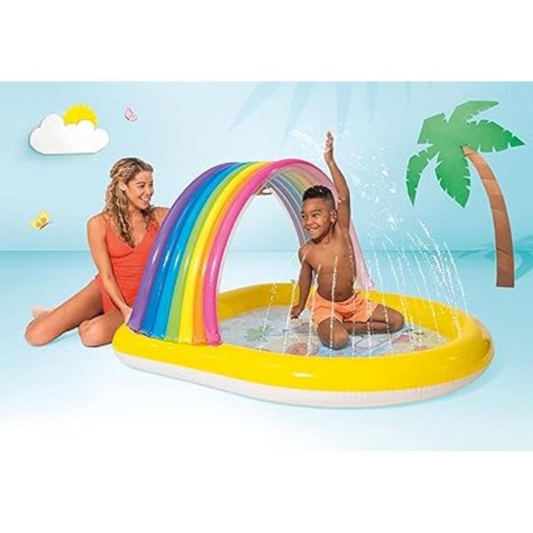Intex Rainbow Arch Piscina inflable para niños a partir_2
