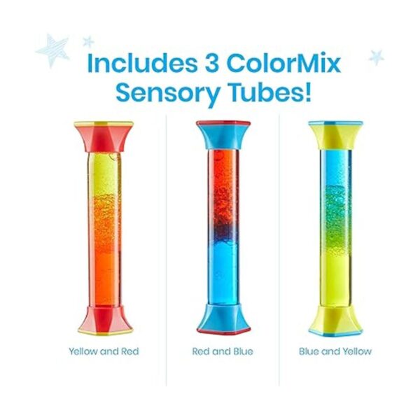 Hand2mind ColorMix Sensorial Fidget Tubos Juguete para_3