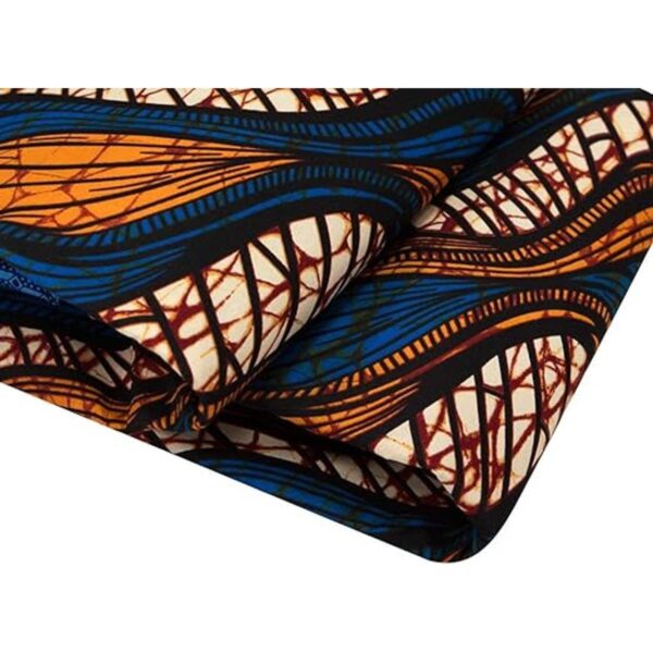 Tela africana 6233 de 6 yardas tela africana Ankara para_4