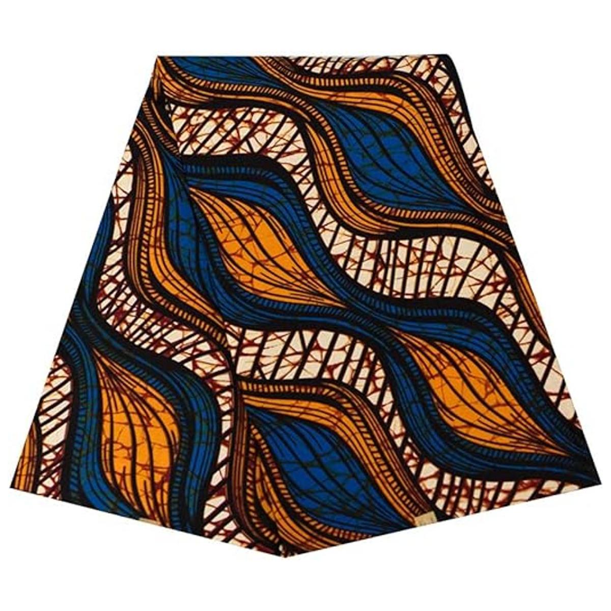 Tela africana 6233 de 6 yardas tela africana Ankara para