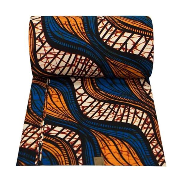 Tela africana 6233 de 6 yardas tela africana Ankara para_2