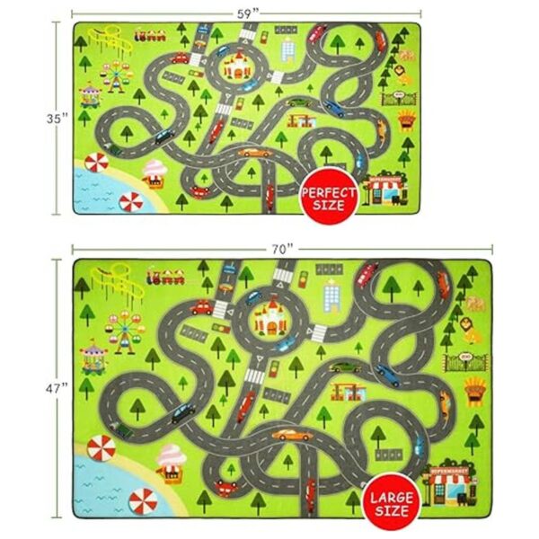 Homore Alfombra de juego para niños divertida y_6
