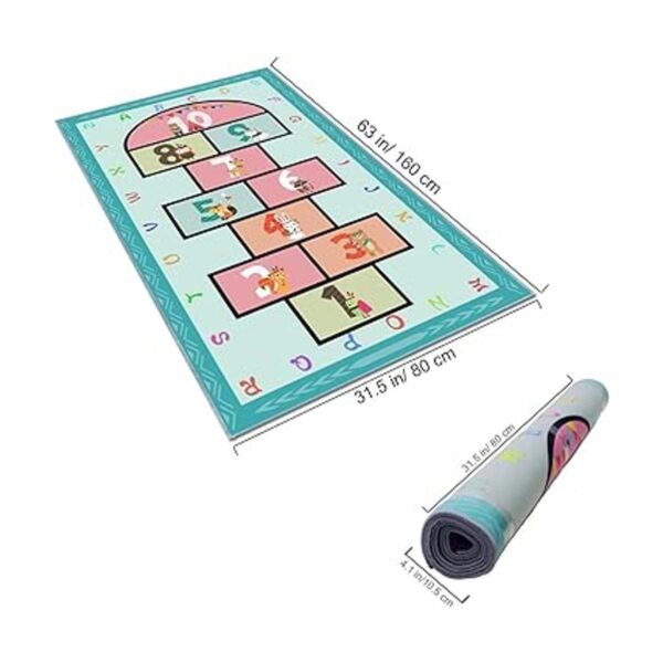 Hopscotch Alfombra de juego de 63 x 31 con diseño de_2