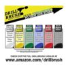 Drillbrush Red Kit de cepillo de limpieza eléctrica para_3