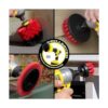 Drillbrush Red Kit de cepillo de limpieza eléctrica para_2