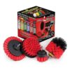 Drillbrush Red Kit de cepillo de limpieza eléctrica para_1