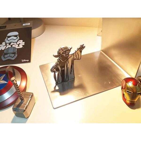 Master Yoda Force Sujetalibros de metal estampado de_4