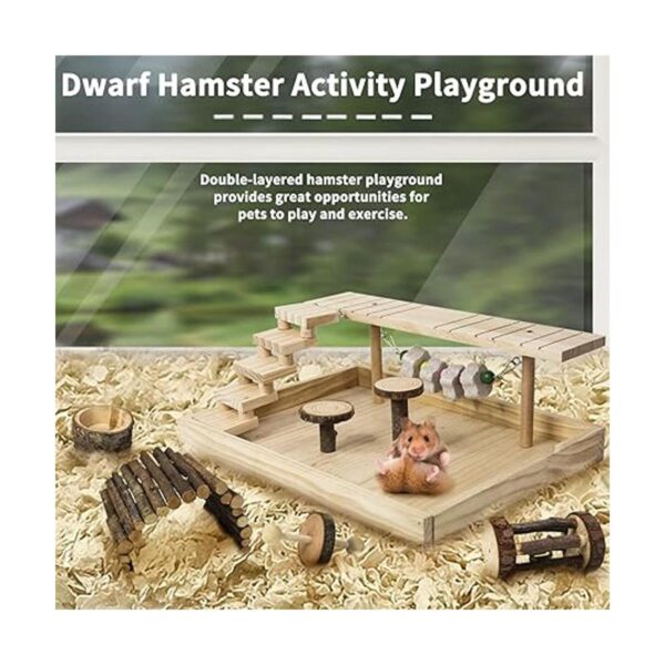 Hamiledyi Zona de juegos de actividades de hámster enano_2