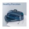 Hasense Mantequilla de porcelana con tapa recipiente de_3