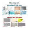 Hoomtaook Estante esquinero para ducha de baño montado en_5
